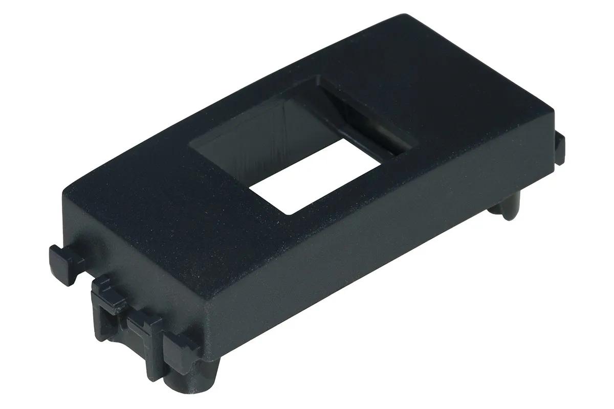 Adattatore Portafrutto Vimar Eikon Nero - immagine 1