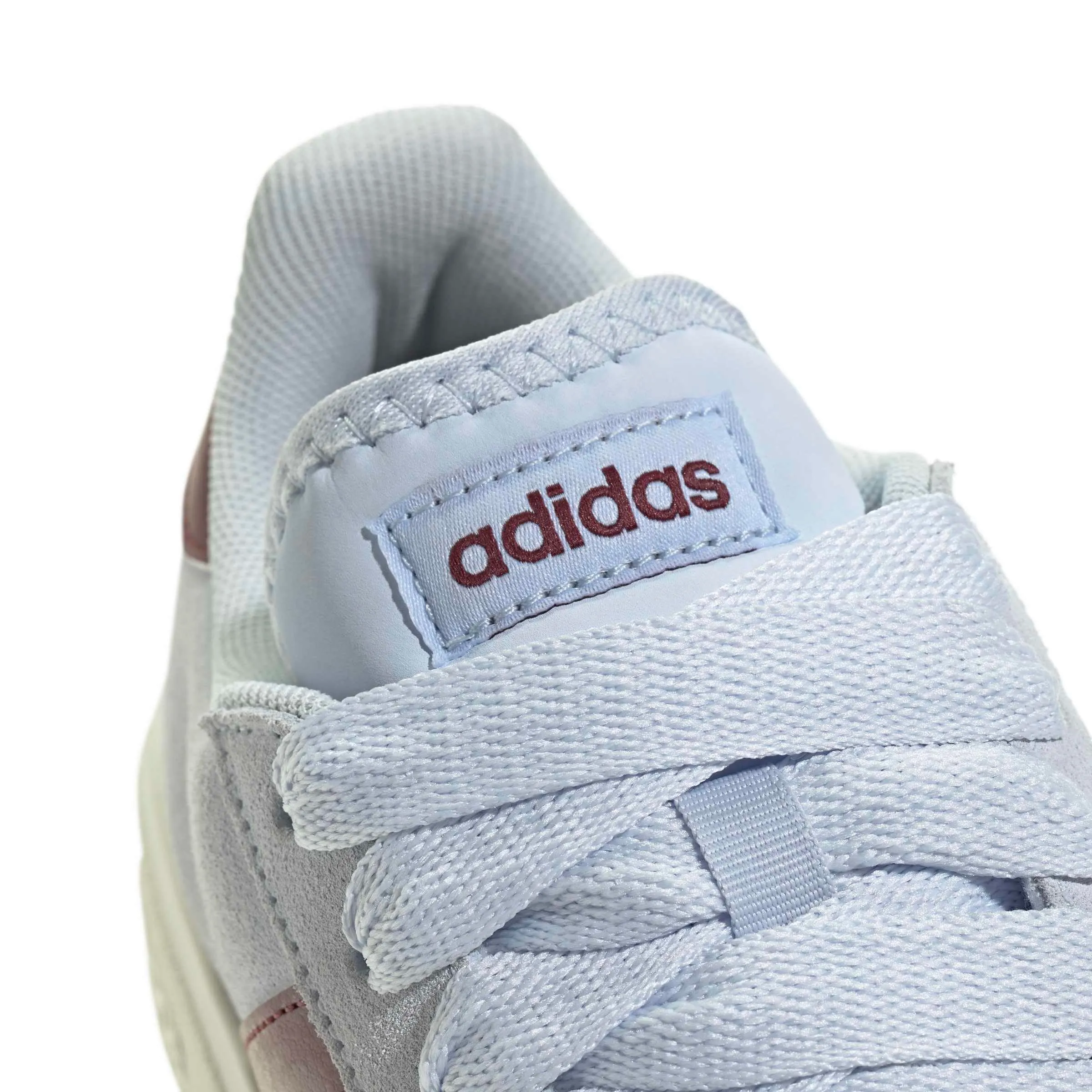 adidas Donna Grand Court Base 00S Shoes, Crystal Sky/Shadow Red/Gum10, 41 1/3 EU - immagine 4