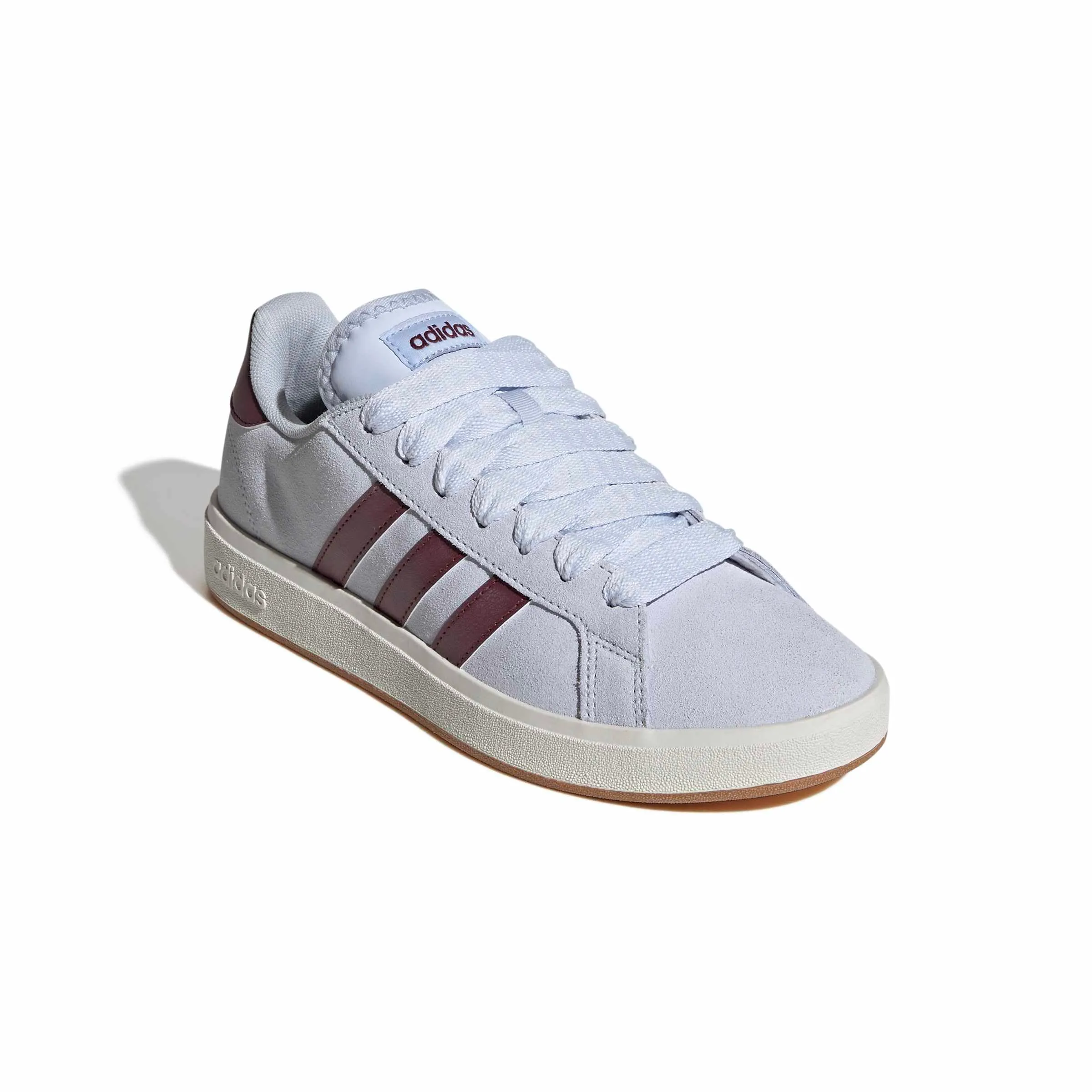 adidas Donna Grand Court Base 00S Shoes, Crystal Sky/Shadow Red/Gum10, 42 EU - immagine 3