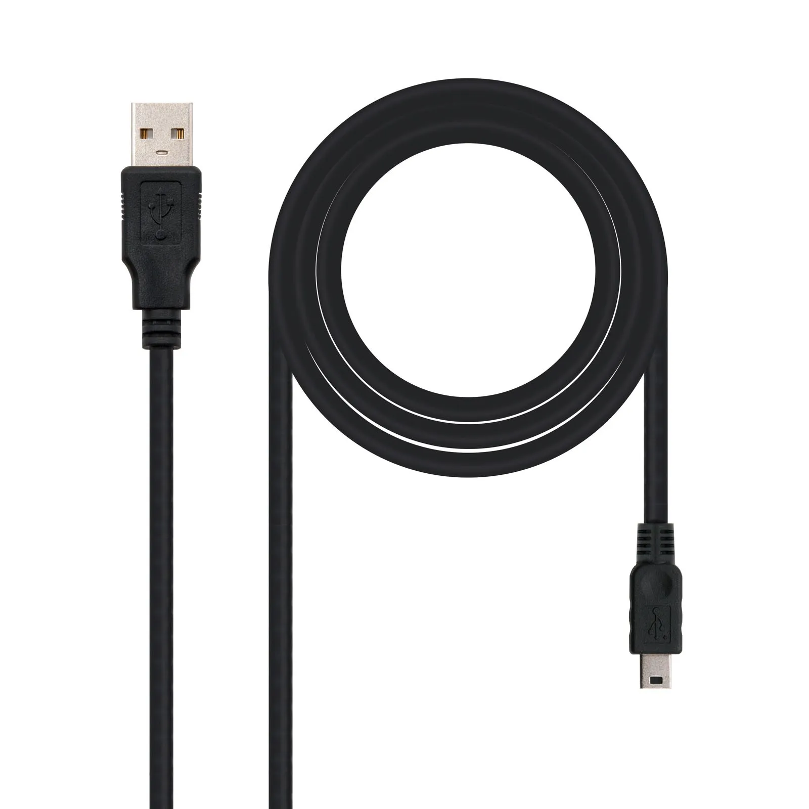 Nanocable 10.01.0400 cavo USB 05 m USB 2.0 USB A Mini-USB B Nero - immagine 1