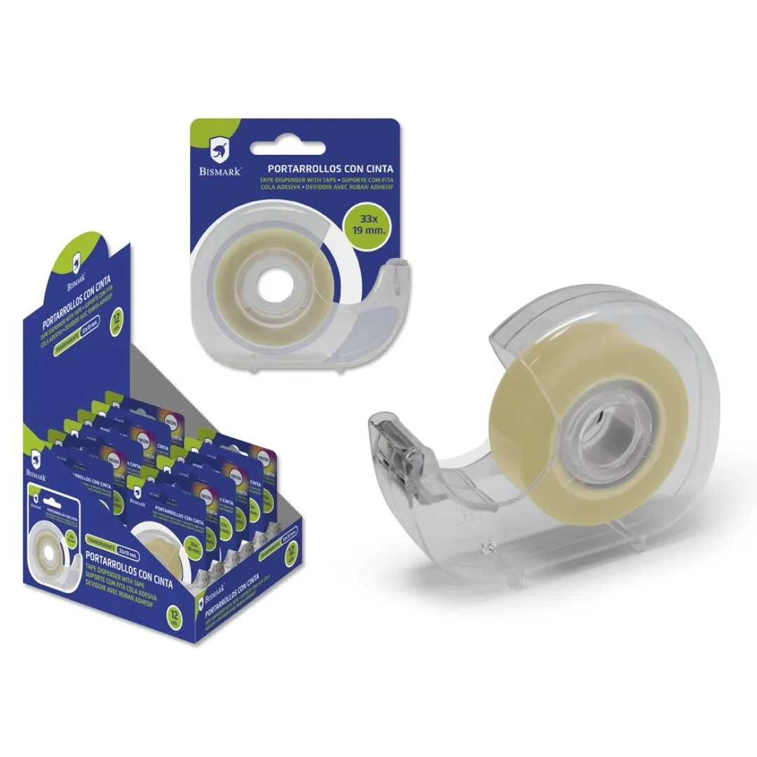 Bismark 327495 nastro adesivo da cancelleria 33 m Trasparente 1 pz - immagine 1