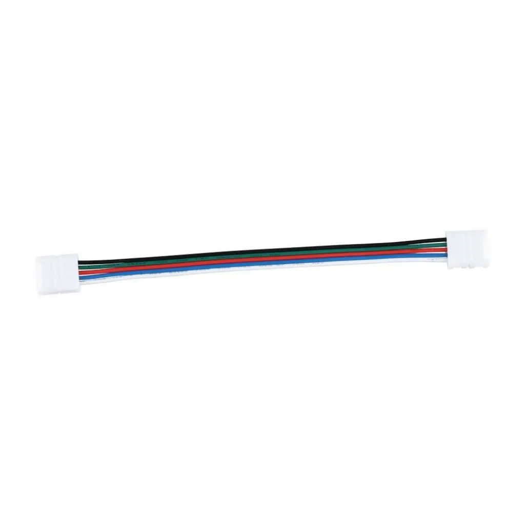 V-TAC Connettore Flessibile per Strip LED SMD5050multicolore RGB+W con 2 Clip a 5 Pin - immagine 1