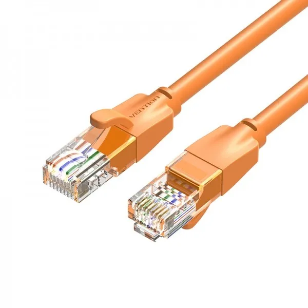 Cavo di rete Vention RJ45 UTP Cat.6 - 1m - Colore Arancione - immagine 1