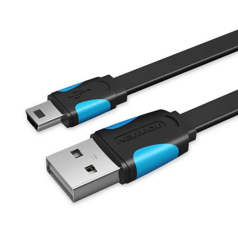 Vention VAS-A14-B050 cavo USB USB 2.0 05 m USB A Mini-USB B Nero - immagine 1