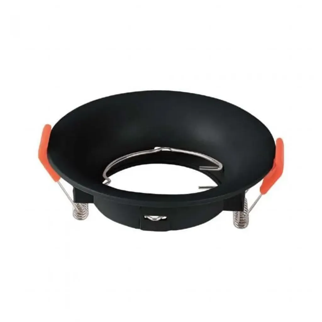 V-TAC Portafaretto LED da Incasso Rotondo GU10 Colore Nero - immagine 1