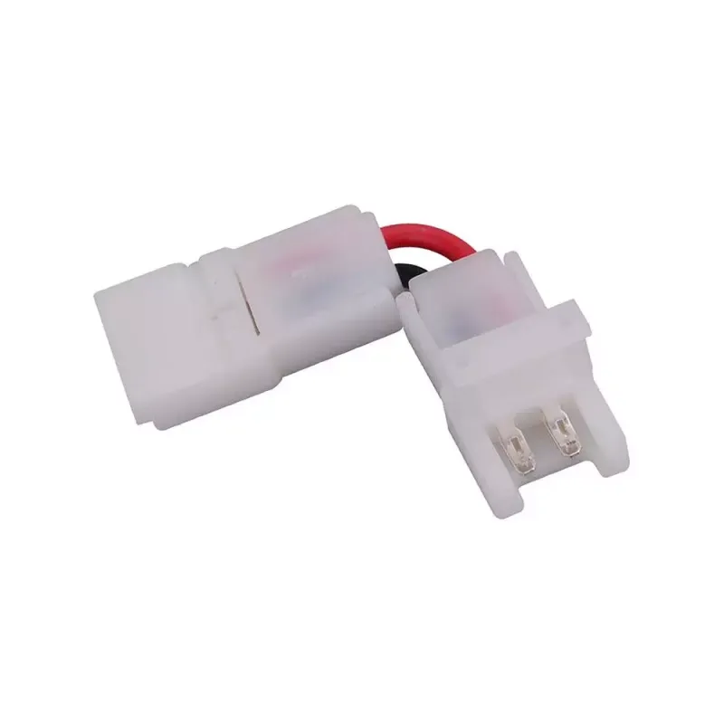 V-TAC Connettore a forma di L per Strip LED 10mm Innesto rapido tramite clip 2 Pin - immagine 1