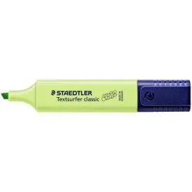 Staedtler Textsurfer Classic 364 Pastel Fluorescent Marker - Punta a scalpello - Linea 1 - 5 mm - Inchiostro a base d acqua - Colore verde lime - immagine 1