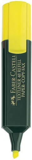 Faber-Castell 154807 evidenziatore 1 pz Punta smussata Giallo - immagine 1