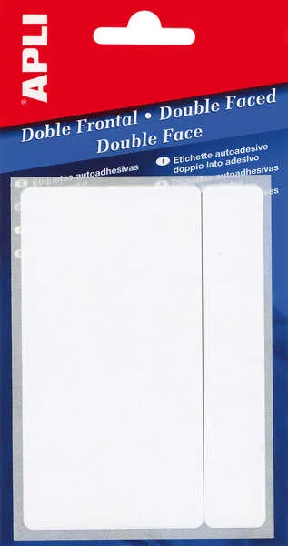 Etichette bianche bifacciali Apli 530 x 820 mm - immagine 1