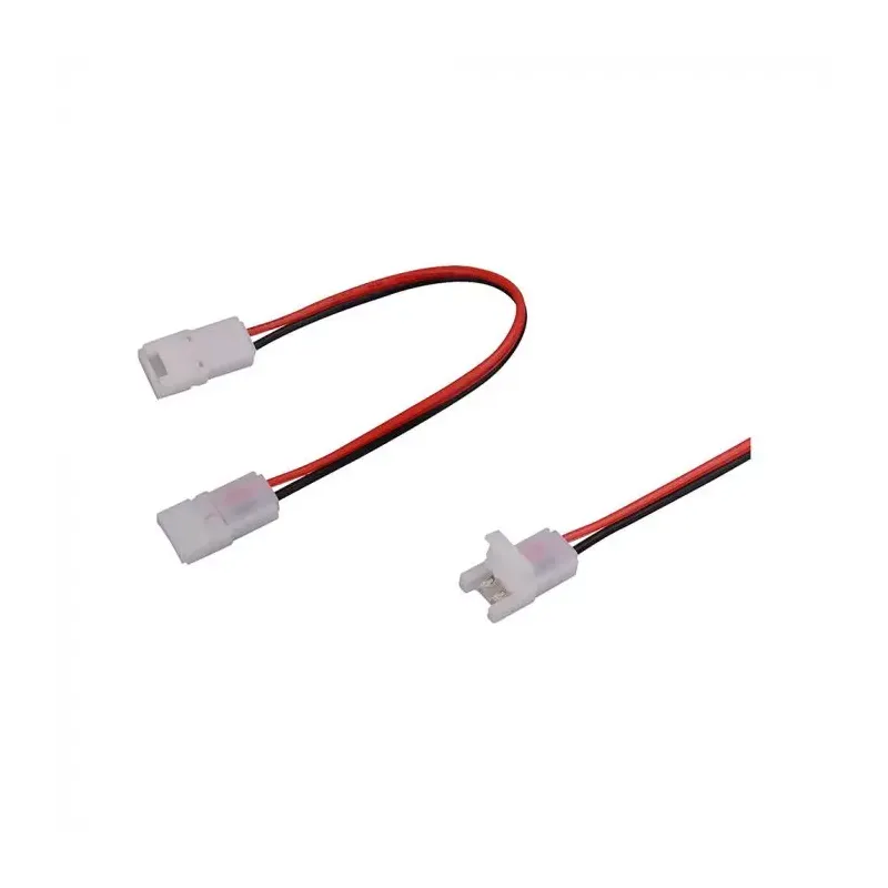 V-TAC Connettore Per Strip LED Di Larghezza 8mm Innesto rapido tramite clip 2 Pin - immagine 1