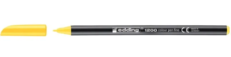 Edding 1200 marcatore Fine Giallo 1 pz - immagine 1