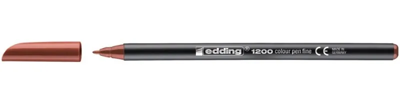 Edding 1200 marcatore Fine Marrone 1 pz - immagine 1