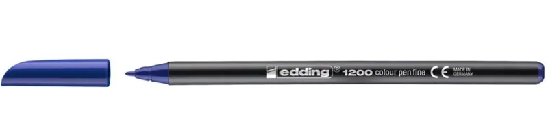 Edding 1200 marcatore Fine Blu 1 pz - immagine 1