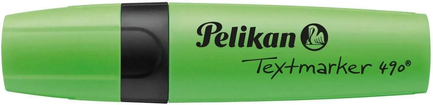 Pelikan Textmarker 490 - A base d'acqua - 3 larghezze di linea - Verde fluorescente - immagine 1