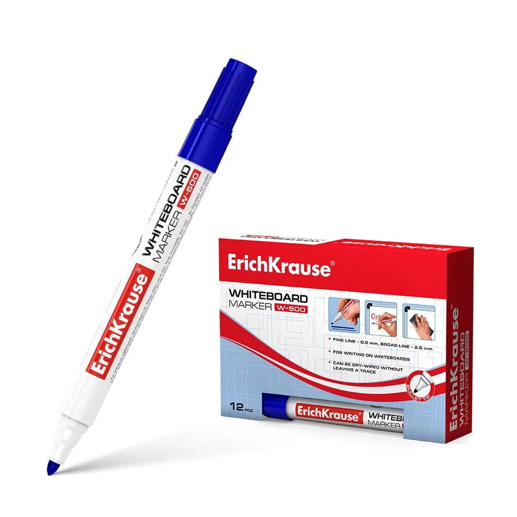 ErichKrause W-500 evidenziatore 12 pz Tipo di punta Blu - immagine 1