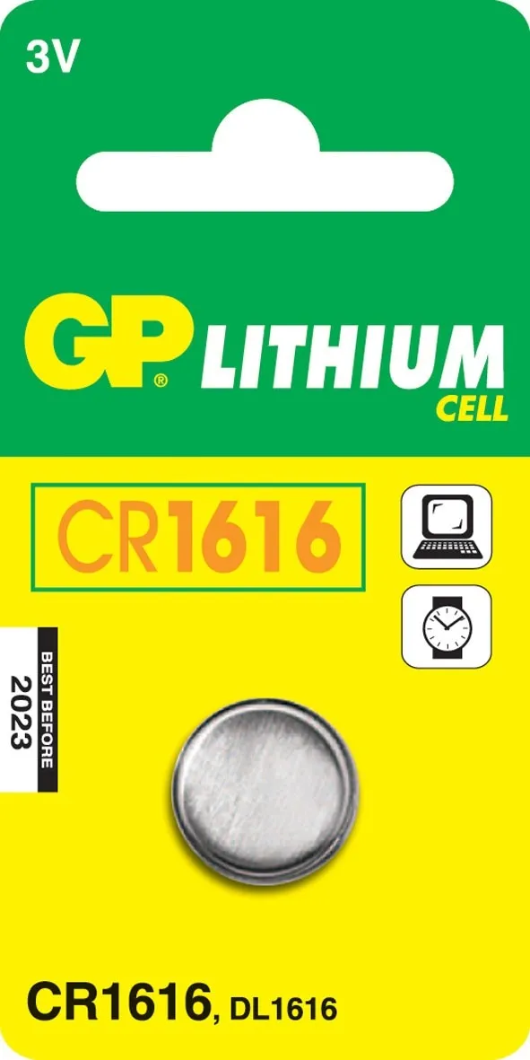 GP Batteries Lithium Cell CR1616 Batteria monouso Litio - immagine 1