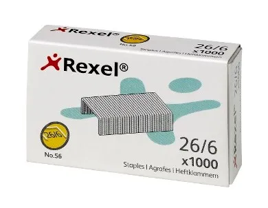 Rexel Punti Metallici No. 56 (26/6) (1.000) - immagine 1