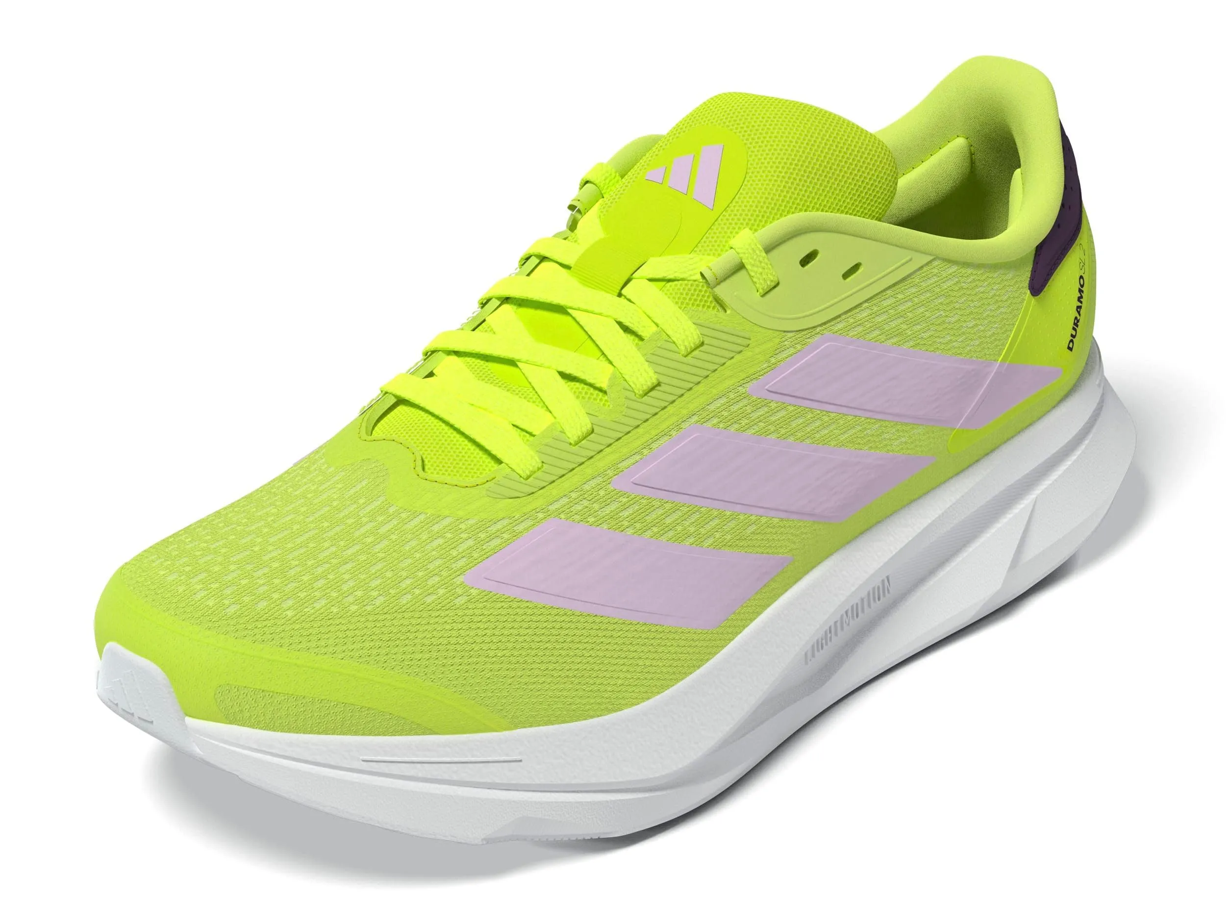 adidas Uomo Duramo SL 2 Running Shoes, Solar Yellow/Powder Plum/Aurora Plum, 37 1/3 EU - immagine 9