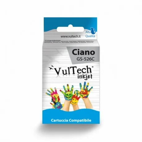 Compatibile Cartuccia Canon PGI-526C Ciano CLI-526C - immagine 1