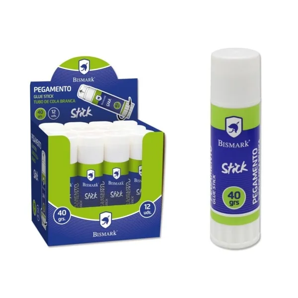 Colla stick Bismark 40 g - Multiuso - Senza solventi - Per uso scolastico - immagine 1