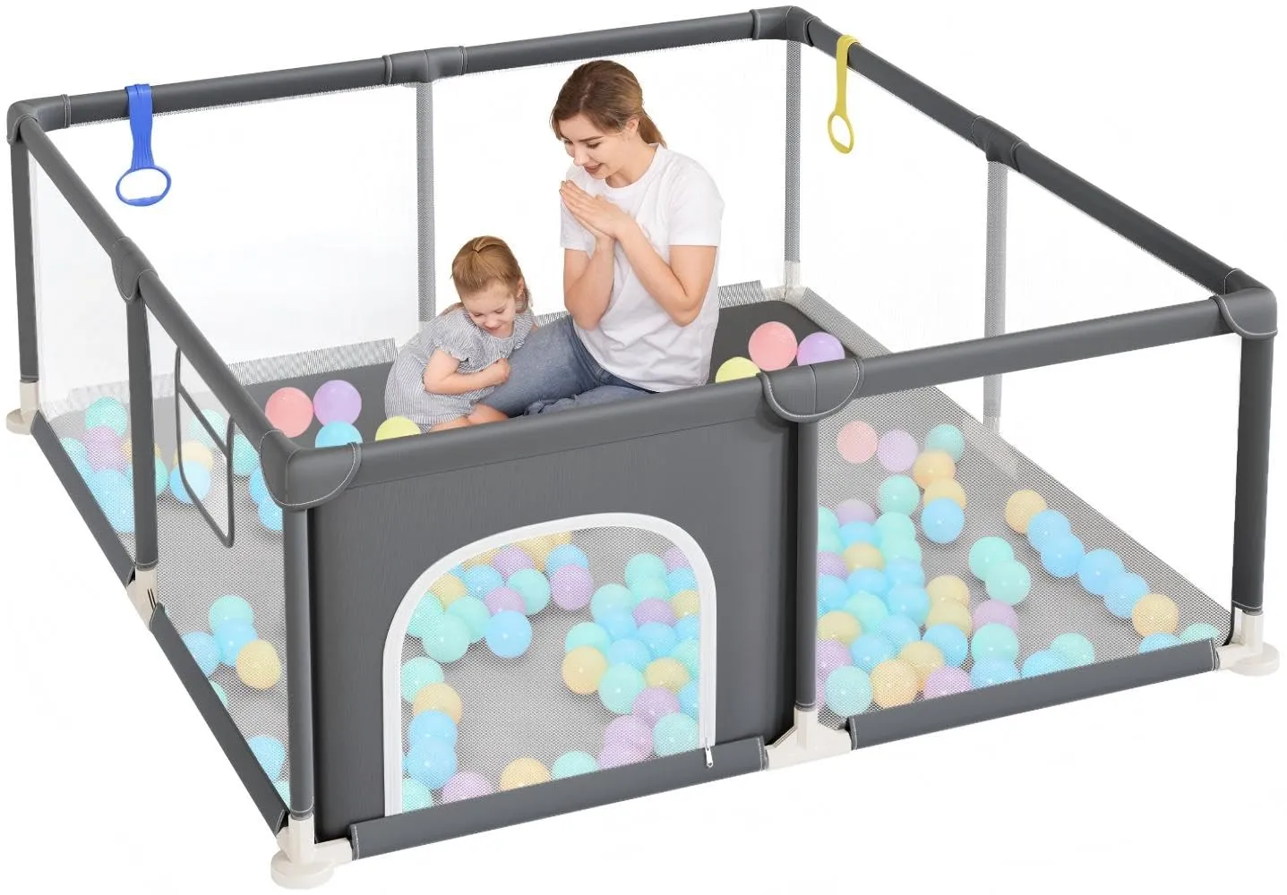 Dripex Box per Bambini Recinto Neonato - Small - Grigio Scuro - immagine 1