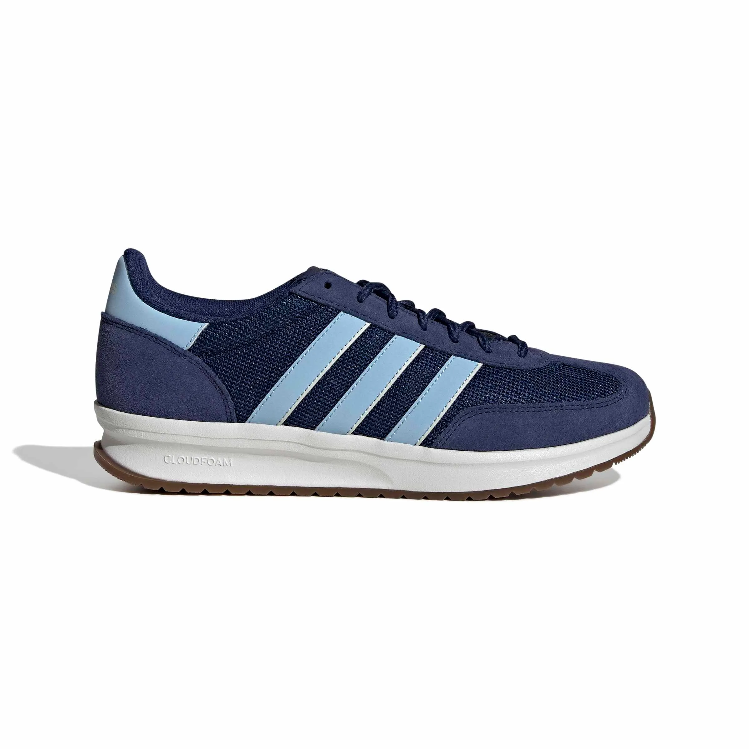 adidas Uomo Run 70S 2.0 Shoes, Dark Blue/Clear Sky/Core White, 40 2/3 EU - immagine 3