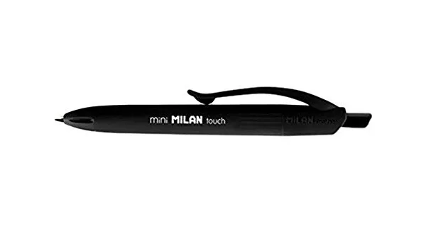 Milano P1 Touch Mini Penna a Sfera Retrattile - Punta Rotonda 1mm - Inchiostro a Base Olio - Scrittura Liscia - Colore Nero - immagine 1