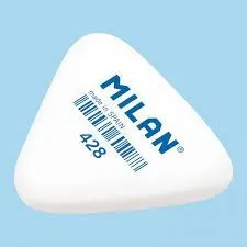 Milan 428 Gomma Triangolare Spessa - Pane Crumb - Gomma Sintetica - Colore Bianco - immagine 1