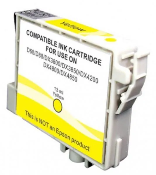 Cartuccia Compatibile Epson Stylus D68/D88/Dx3800/Dx4800 T0614 Giallo - immagine 1