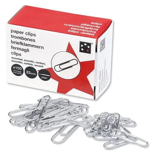 5Star 925842 fermaglio Metallo 1000 pz - immagine 1