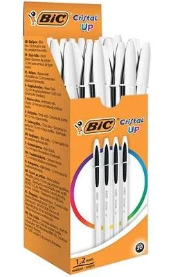 BIC Cristal Up Nero Penna a sfera Medio / 1 pezzo - immagine 1