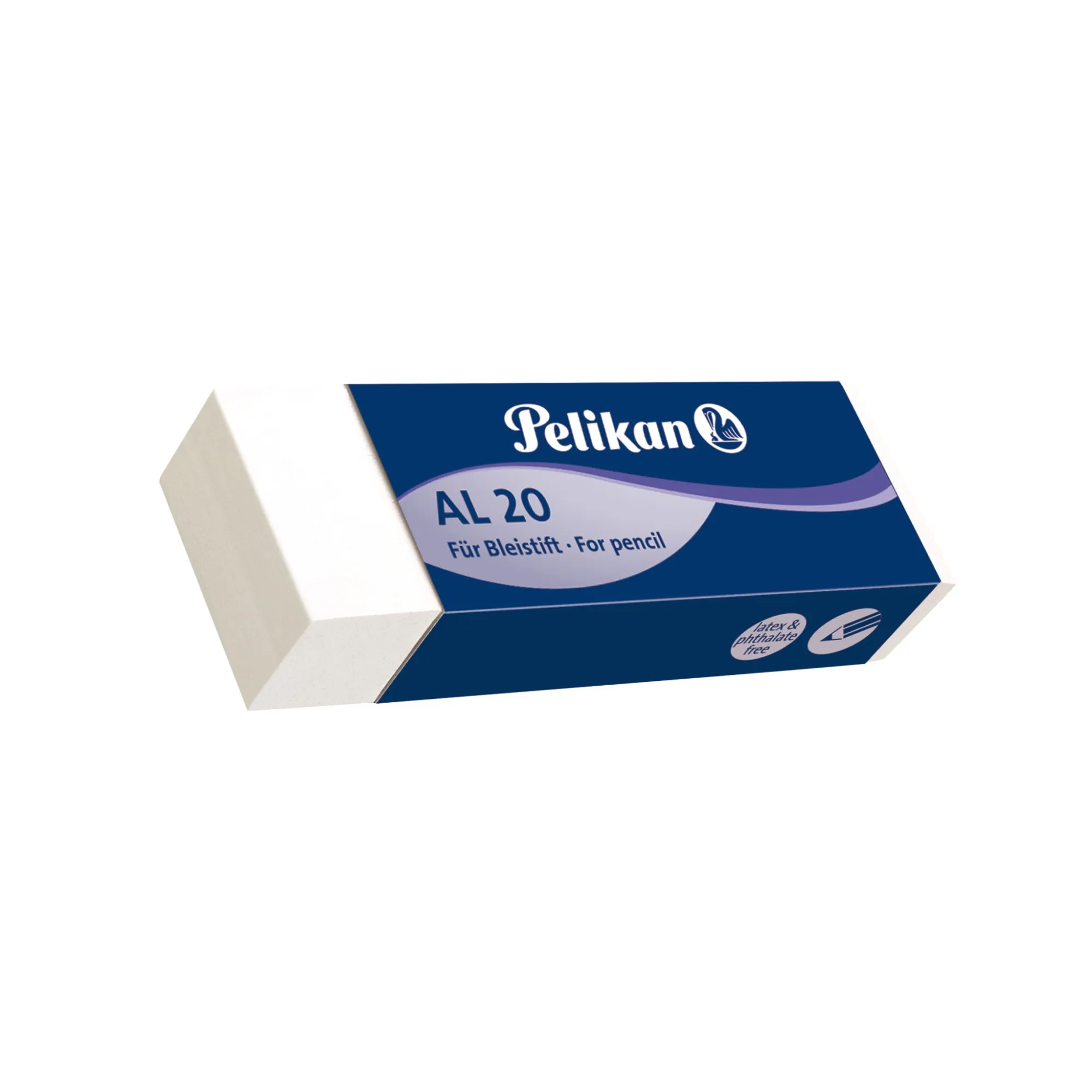 Pelikan 619643 gomma per cancellare Plastica Bianco 20 pz - immagine 1