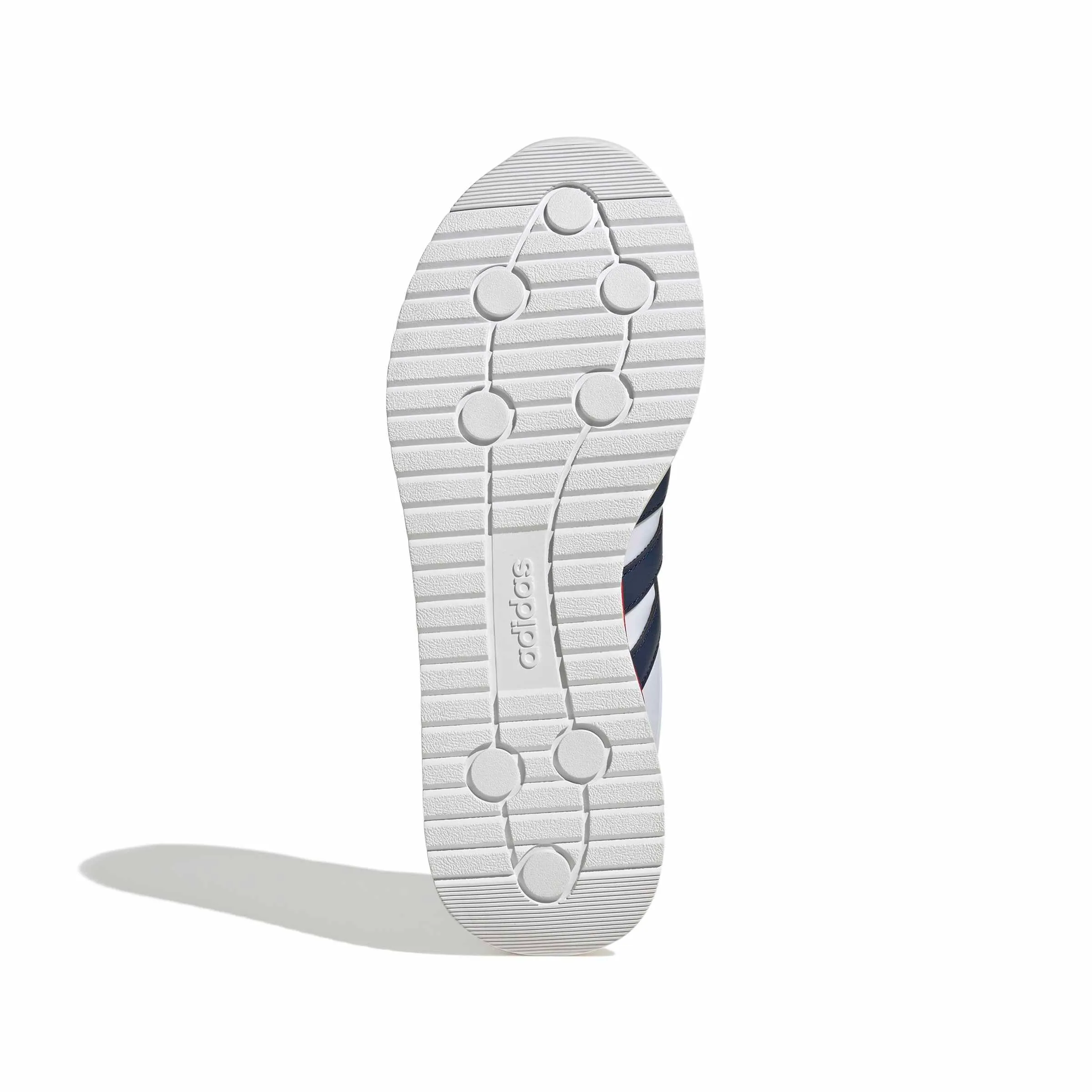 adidas Uomo Run 70S 2.0 Shoes, Ftwr White/Dark Blue/Warm Sandstone, 40 EU - immagine 8