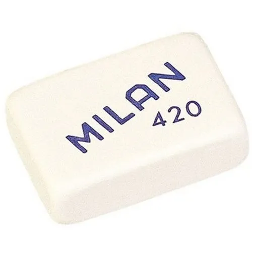 Milan 420 Gomma Rettangolare - Gomma Sintetica Liscia - Colori Assortiti - immagine 1