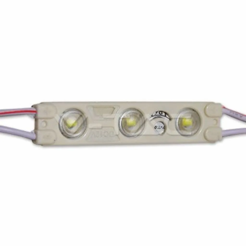 V-TAC Modulo LED SMD2835 1W 100LM/W 12V 3 LED Blu IP65 - immagine 1