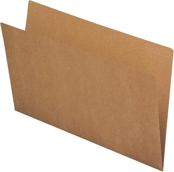 Cartelle Fade Simple - Formato A4 - Cartone Kraft 170 g/m2 - Certificazione Ecolabel - Colore Marrone - immagine 1