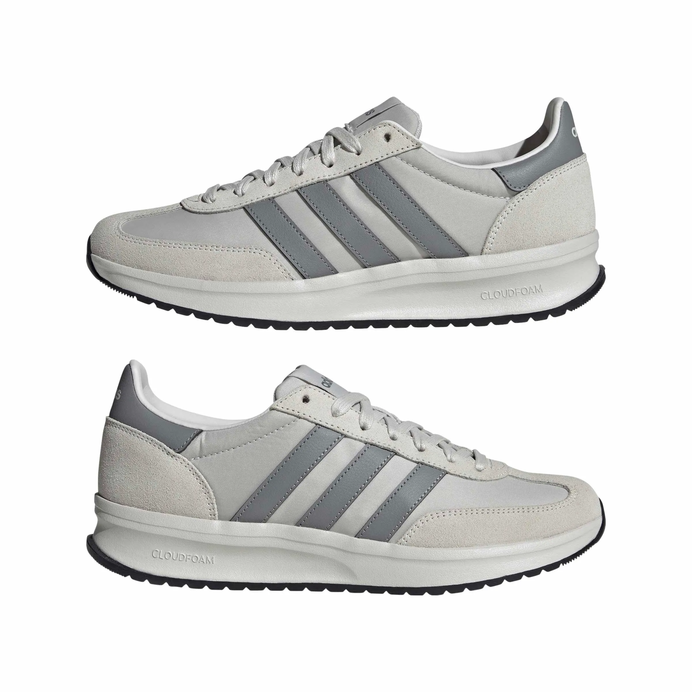 Adidas Uomo Run 70S 2.0 Shoes, Grey One/Grey Three/Core Black, 45 1/3 EU - immagine 7
