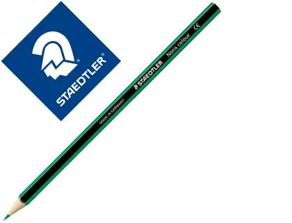 Staedtler Noris Color 185 Matita Colorata Esagonale - Resistenza Alla Rottura - Materiale Wopex - Colore Verde - immagine 1