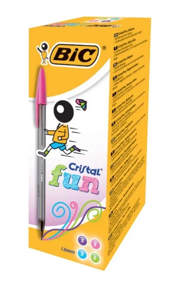 BIC Cristal Fun Viola Penna a sfera - immagine 1