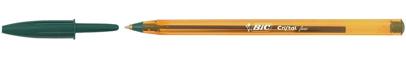BIC Cristal Fine Verde 50 pz - immagine 1