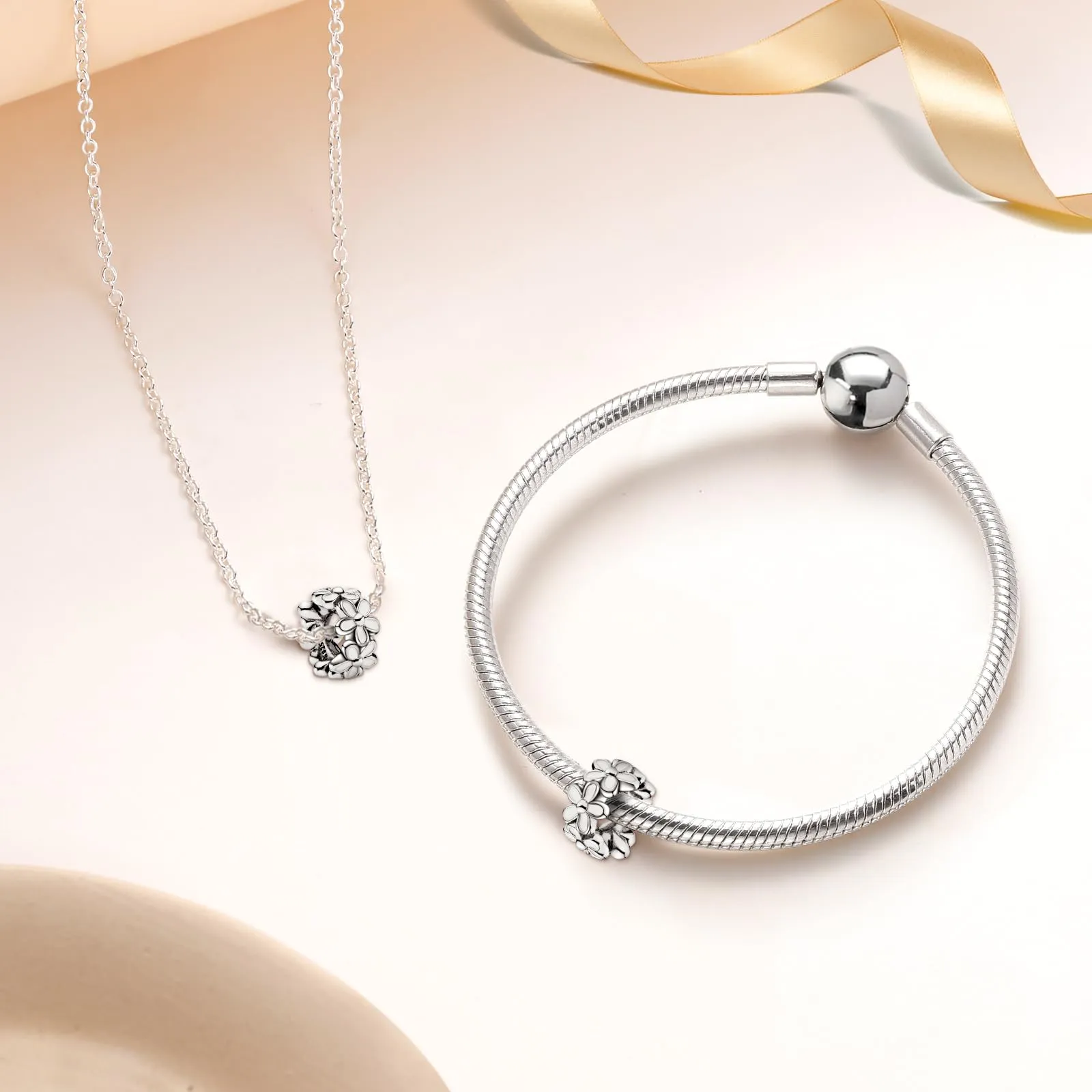 Charms per Bracciali Ciondoli per Collane Argento 925 Ciondolo Charm Donna - immagine 5