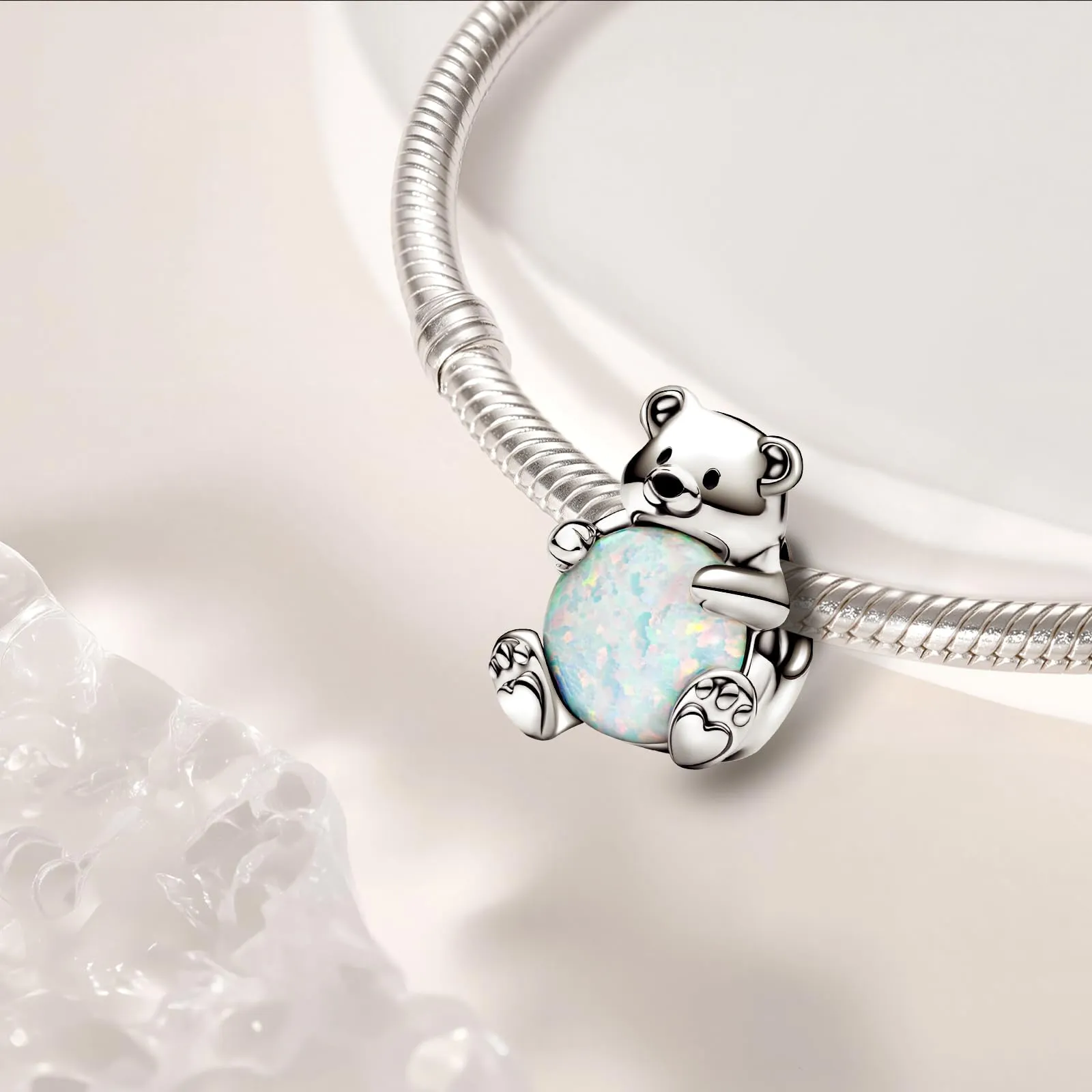Charms per Bracciali Ciondoli per Collane Argento 925 Ciondolo Charm Donna - immagine 7