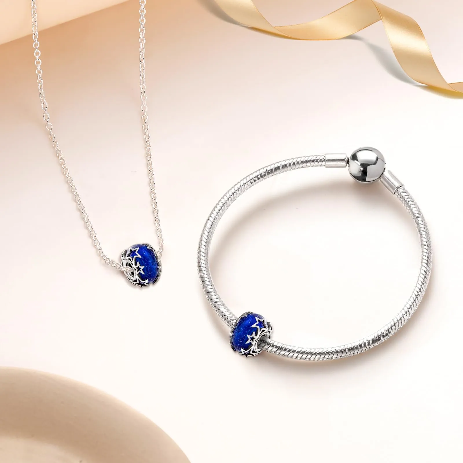 Charms per Bracciali Ciondoli per Collane Argento 925 Ciondolo Charm Donna - immagine 5