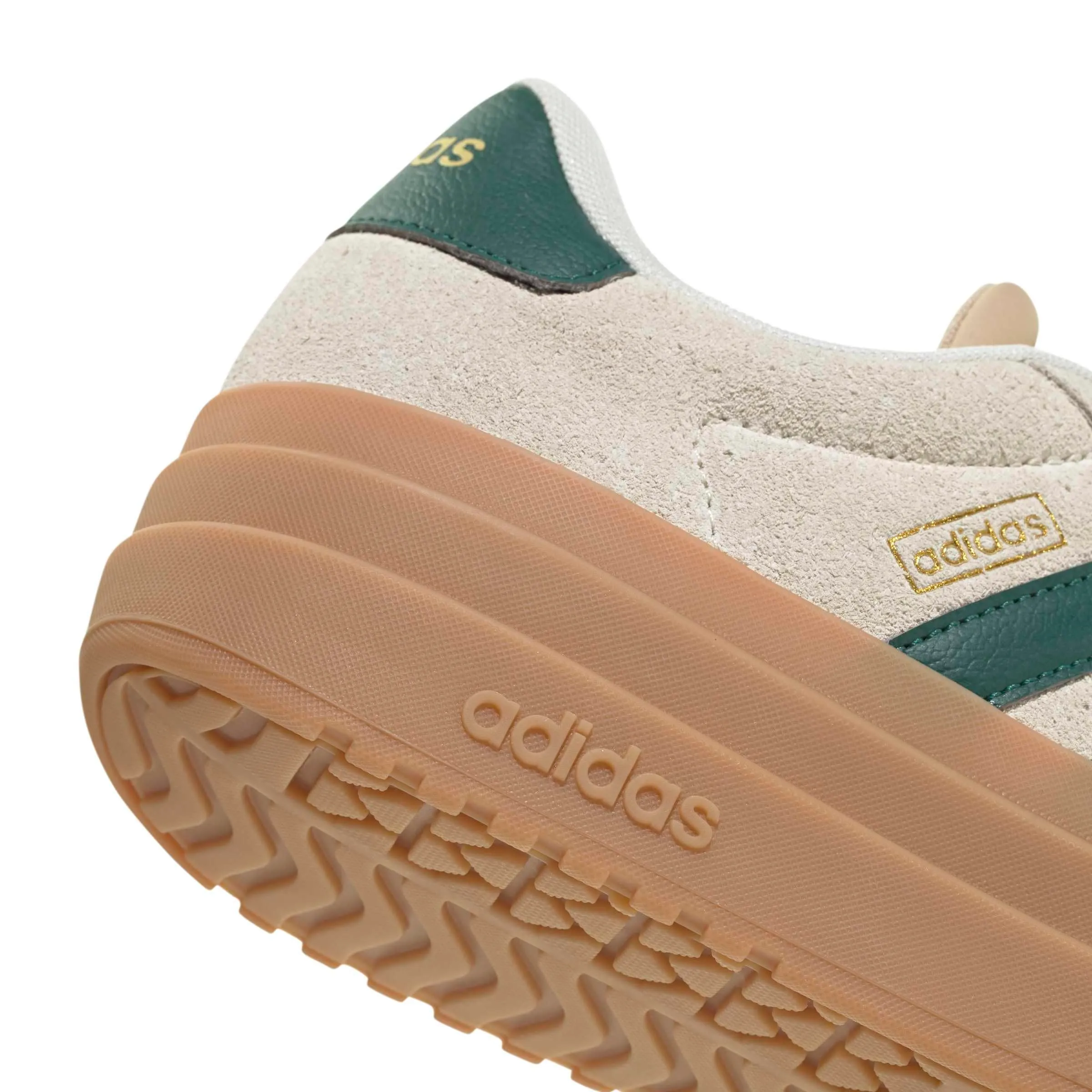 adidas Donna VL Court Bold Shoes, Cream White/Collegiate Green/Magic Beige, 41 1/3 EU - immagine 4