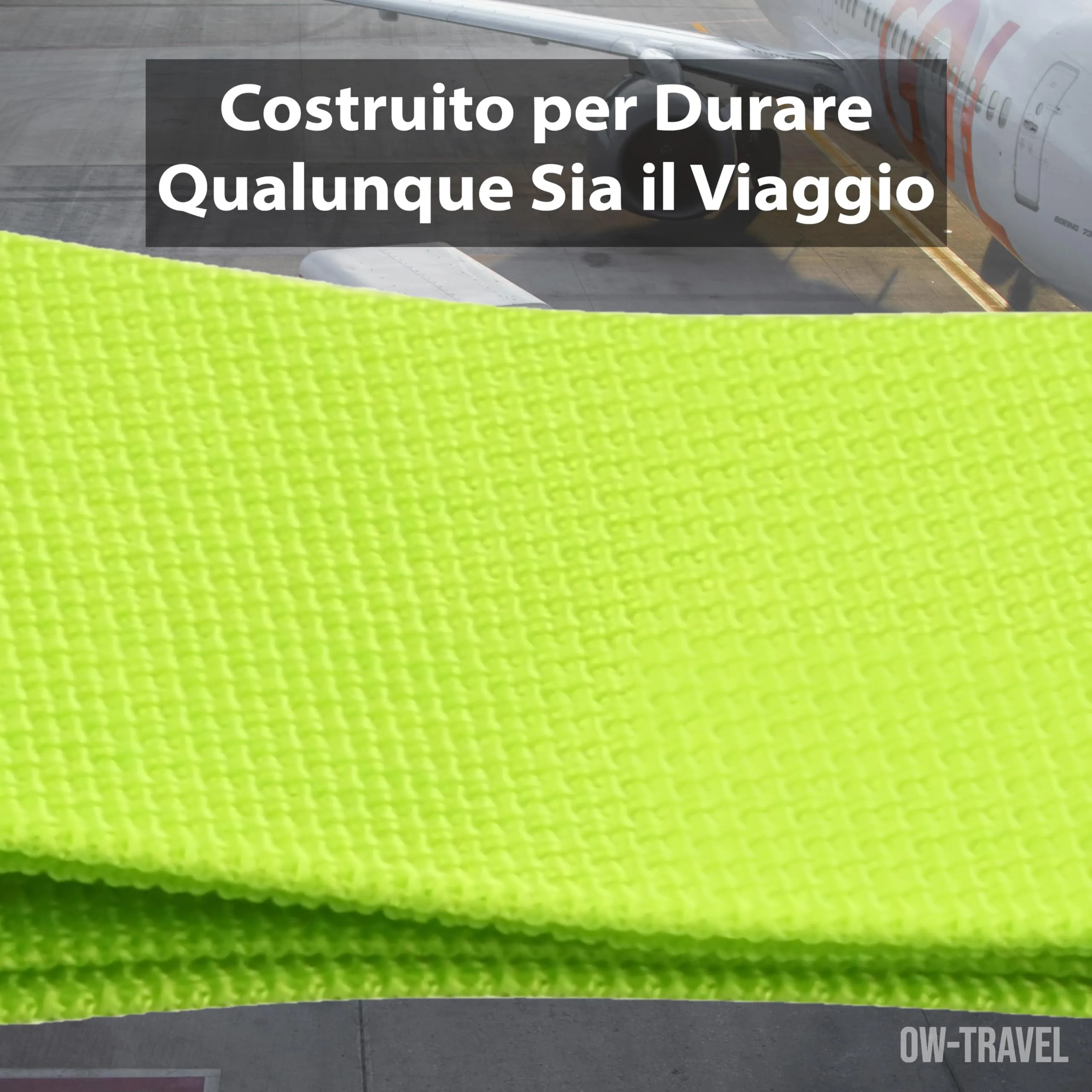 OW-Travel Cinghia per Valigia, Cintura Valigia per Bagagli Verde 2 Pezzi - immagine 8