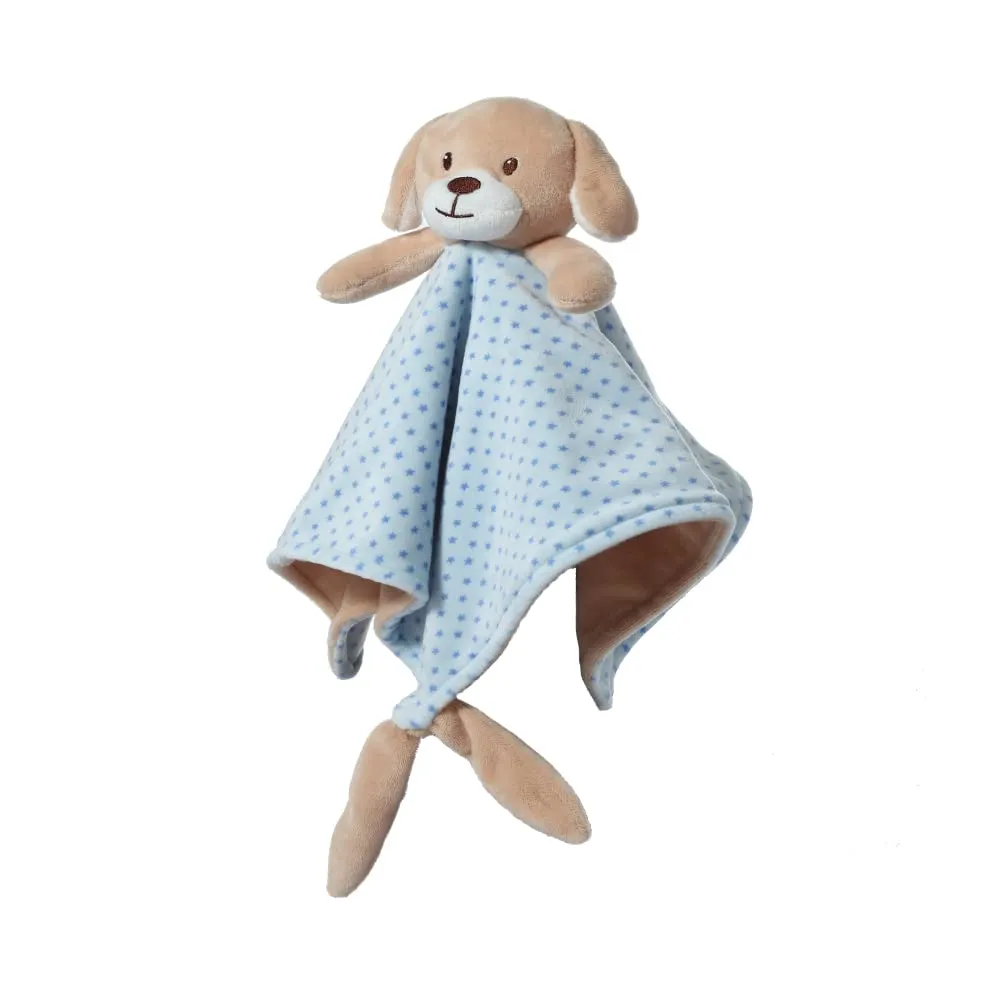 CREVENT - Copertina di conforto in morbido peluche, per neonati e bambini, per compleanni e baby shower (cane blu) - immagine 5