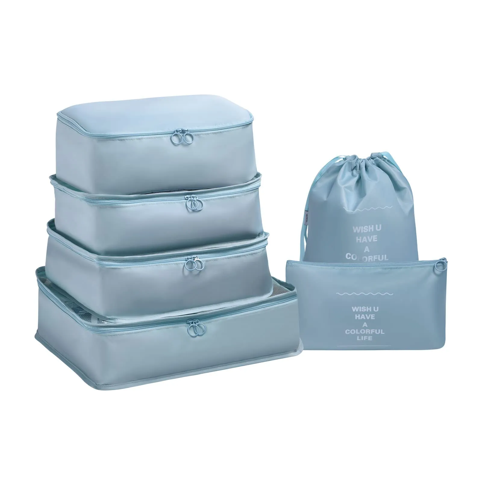 OSDUE Organizer Valigie 6 Pezzi Organizer Viaggio Accessori Viaggio - immagine 9