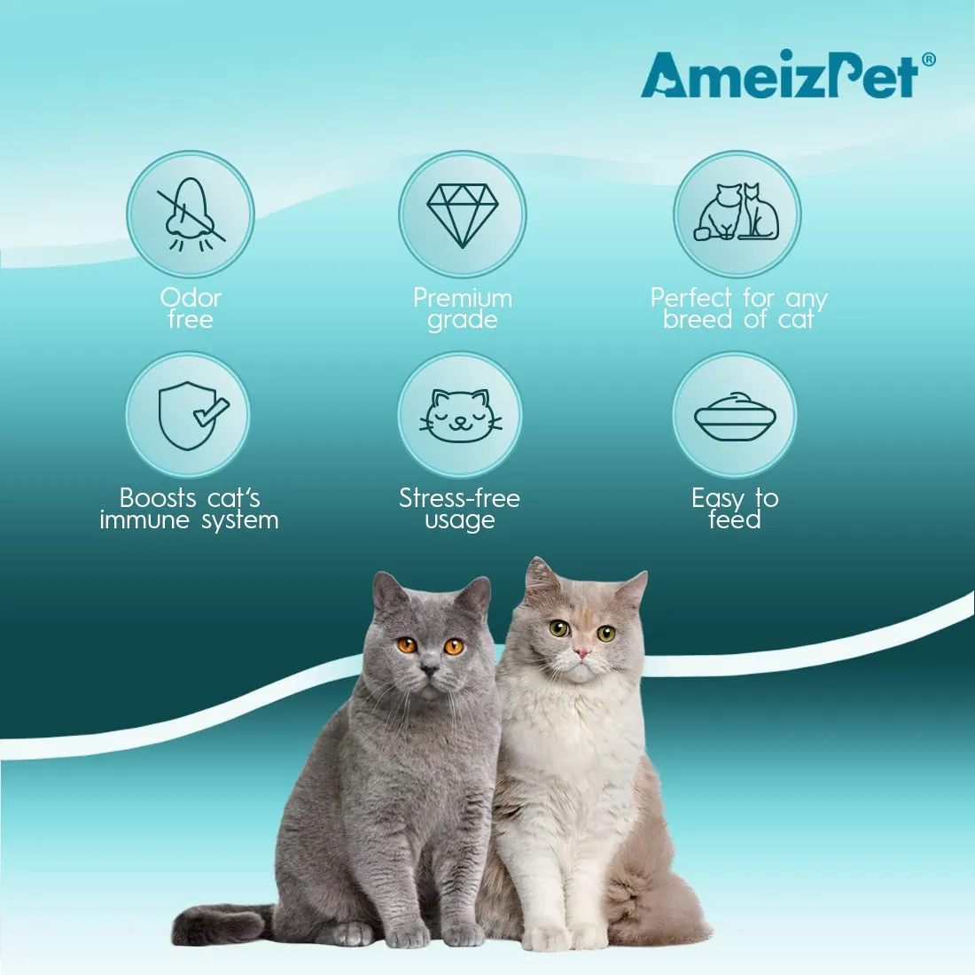 AmeizPet Pasta di Vitamine per Gatti, Snack da Leccare, 100g - immagine 5