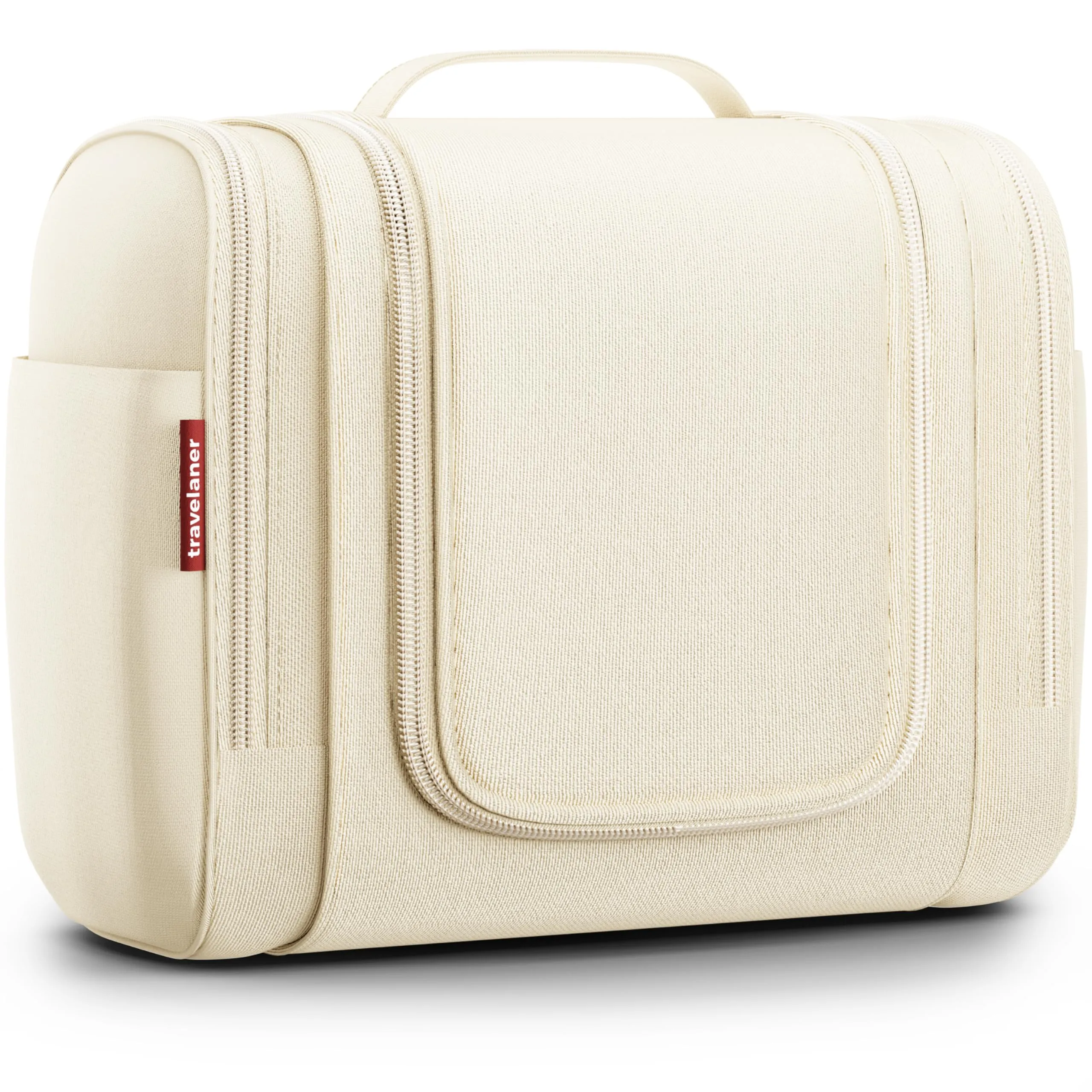 Travelaner Beauty Case XXL da Appendere, Donna e Uomo, 9L, Beige Crema - immagine 1
