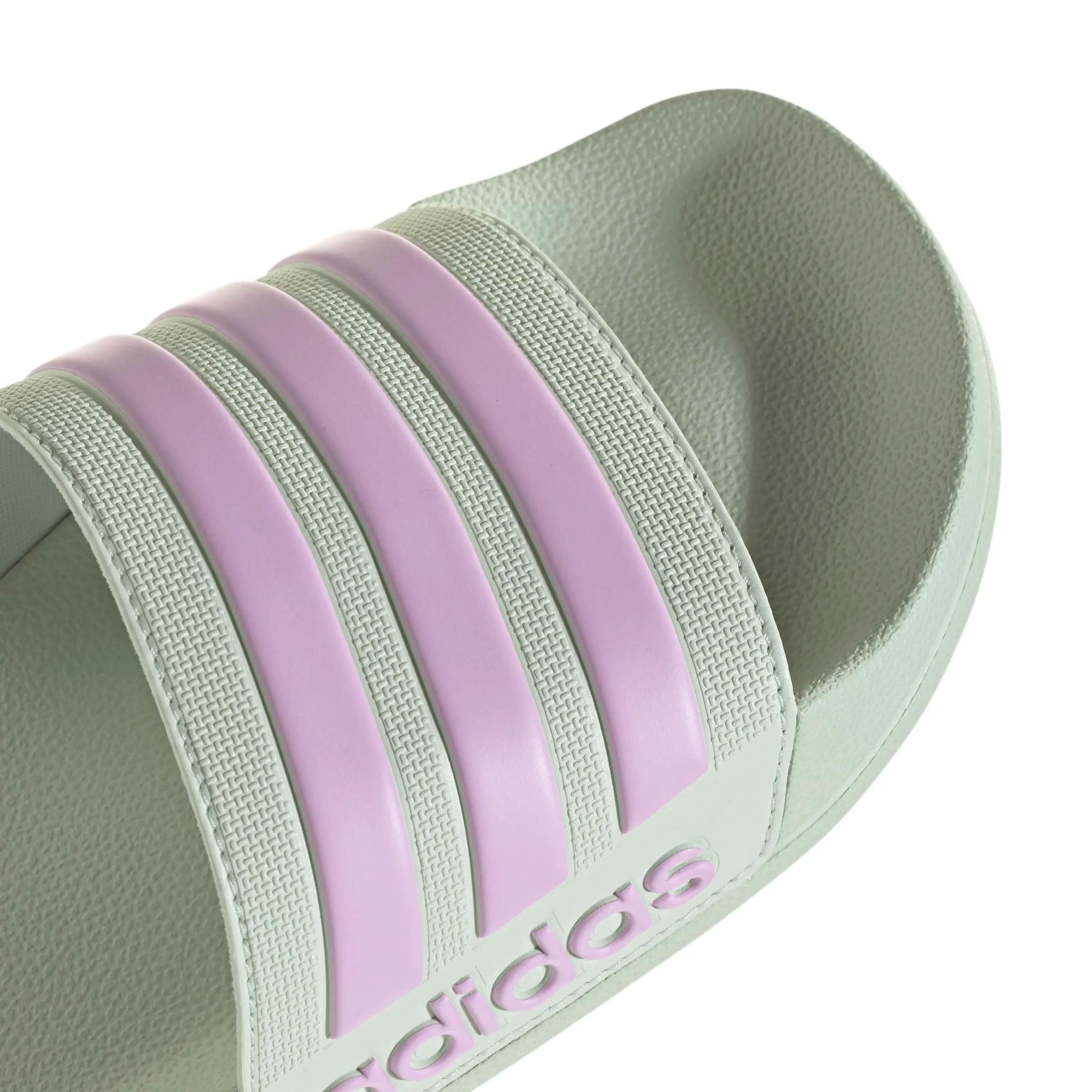 adidas Unisex - Adulto Adilette Shower Slides, linen green/bliss lilac/bliss lilac, 40.5 EU - immagine 5